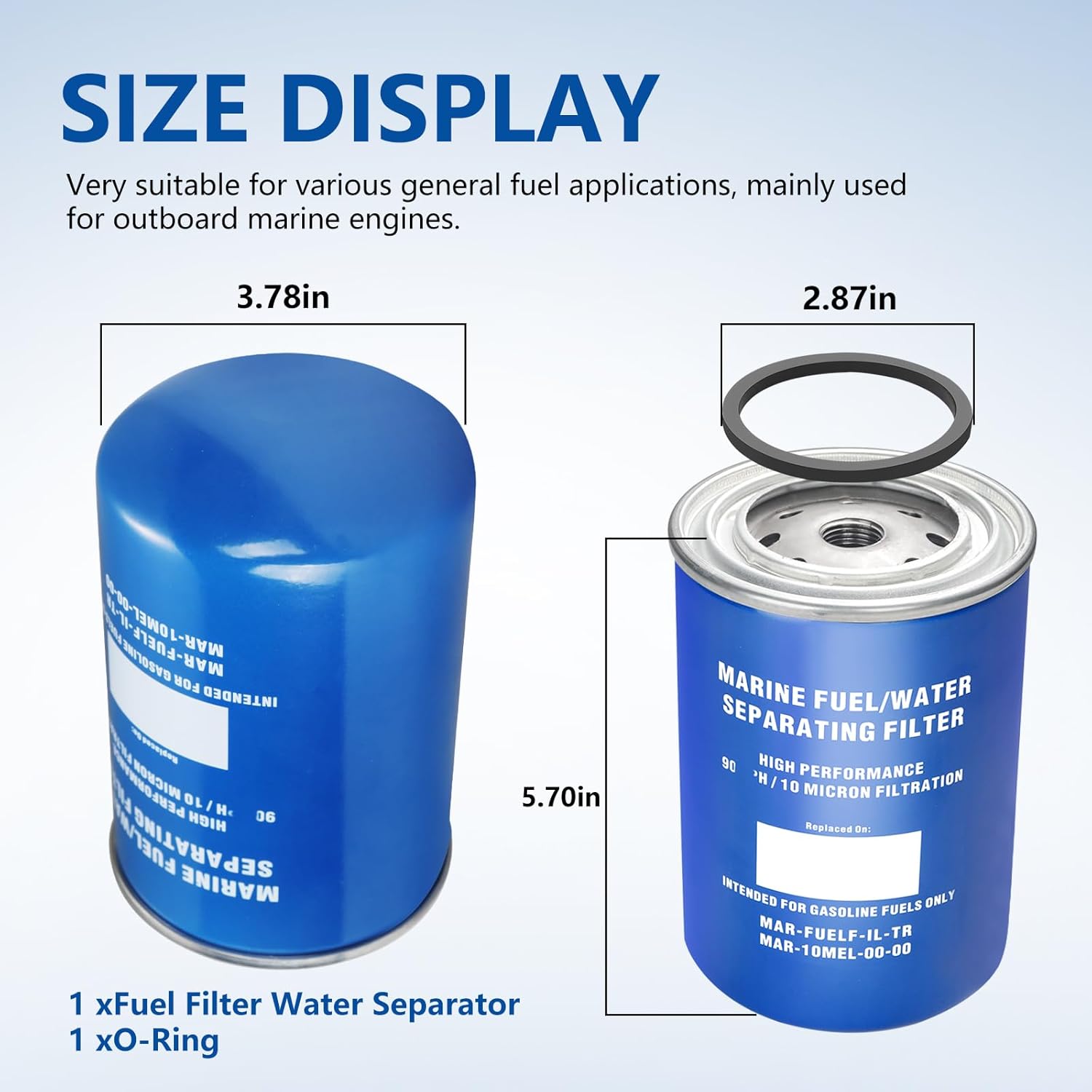 MAR-10MEL-00-00 Fuel Water Separator Filter (2)