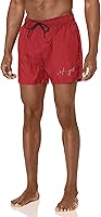 Vista 1 de HUGO Men's Standard Script Logo Swim Trunk