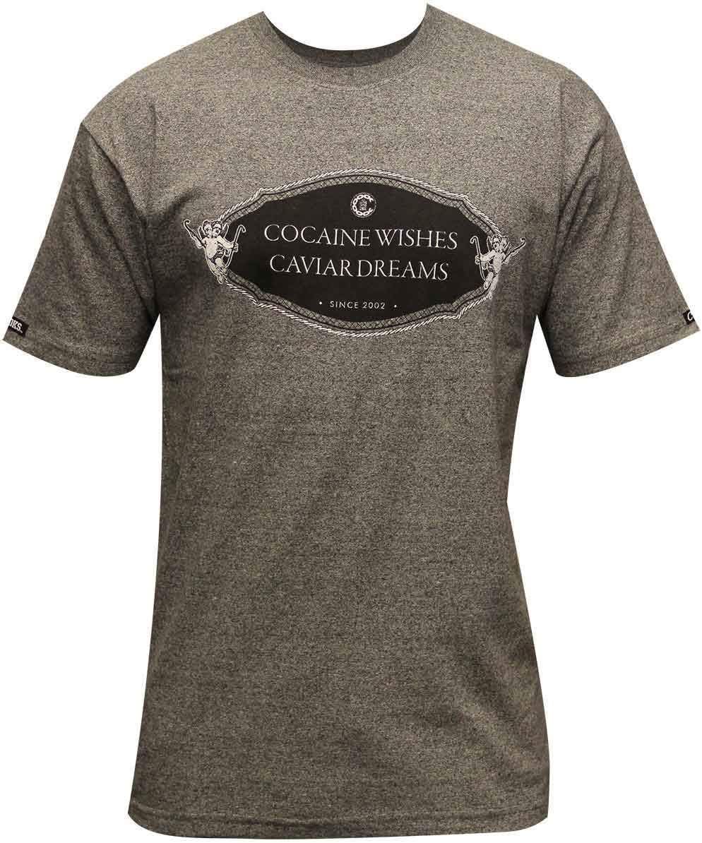 Crooks & Castles Rich and Shameless T-Shirt Speckle Black