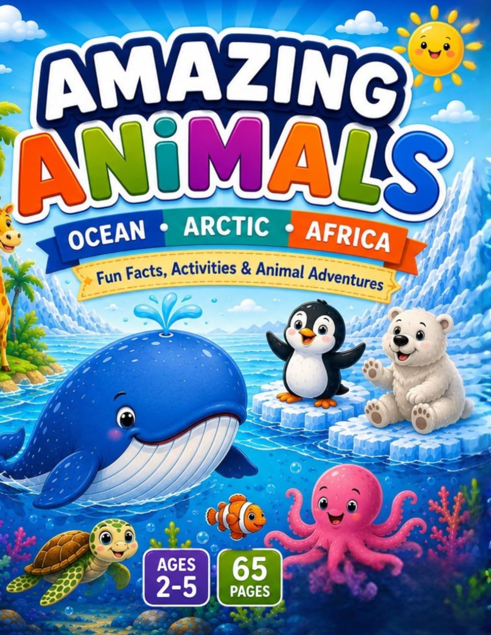 Amazing Animals: Africa, Ocean, Arctic, Fun Facts, Activities & Animal Adventures (My First Learning Books)