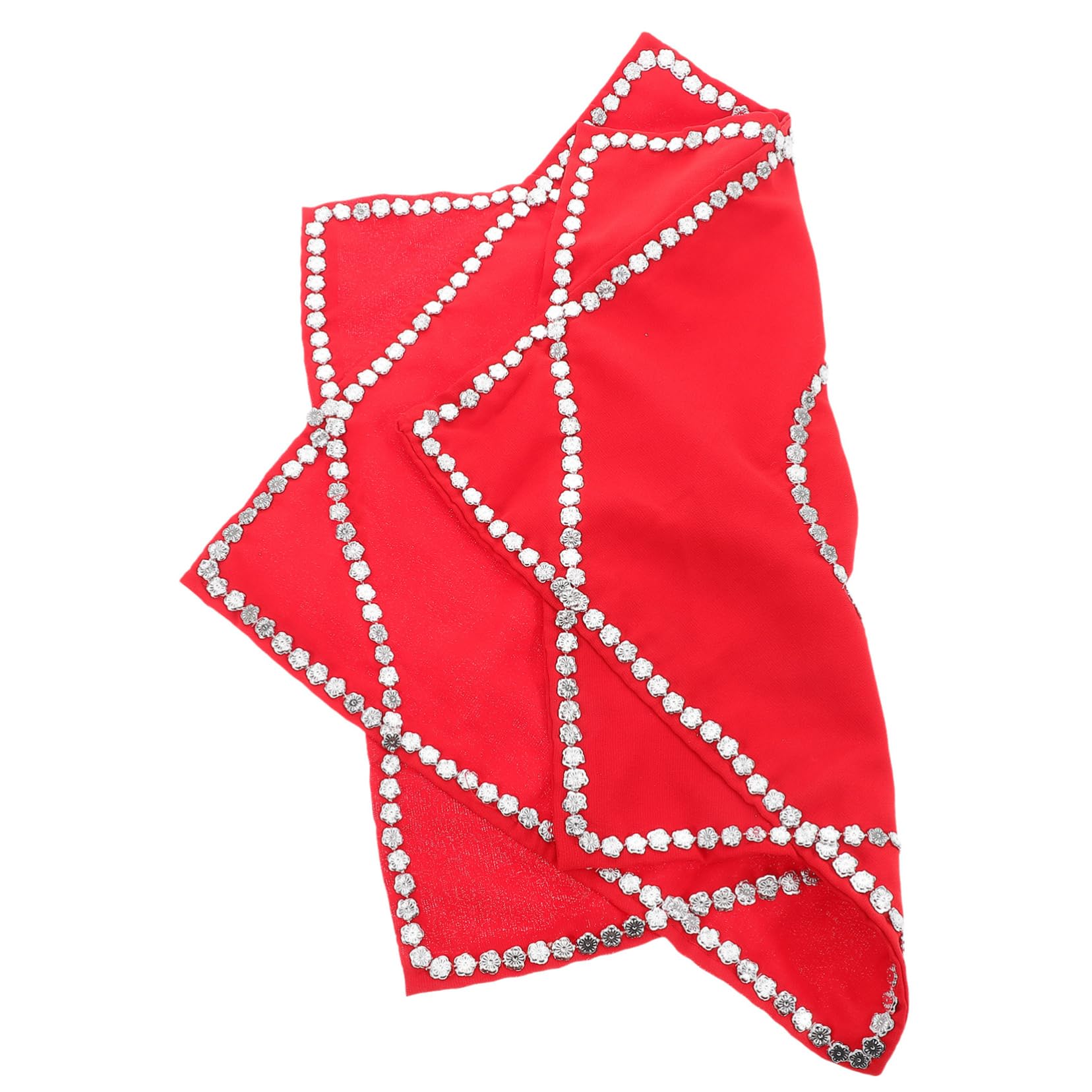 Hemoton Dance Handkerchief for Adults and Octagonal Red Towel Cloth for Year and Spring Festival Performances Portable Aerial Visual Enhancement