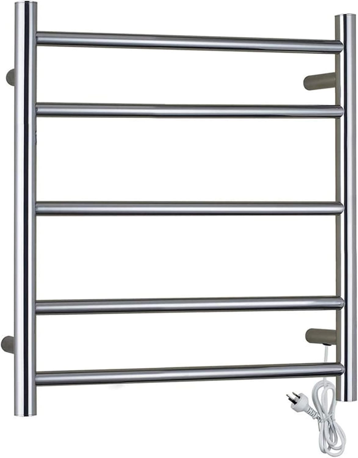 Heated Towel s Wall Mounted Towel Warmer, Electric Towel Warmer Rack Brushed Nickel Stainless Steel Heated Bars Towel Airer Heated for Bathroom (Hard Wire)