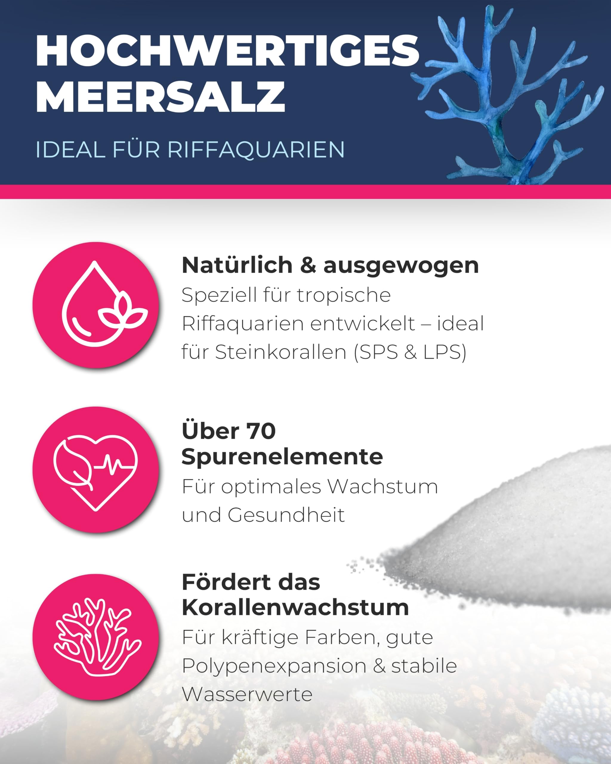 Dupla Marin Basic Ocean Sea Salt I 20 kg I Meersalz für Tropische Riffaquarien I Aquariensalz für leichte Korallenpflege I hohe Löslichkeit I Salz für Meerwasseraquarien I chelat- und nitratfrei