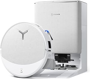 ECOVACS DEEBOT T90 Pro Omni Robot Aspirador y Mopa, 30 000 Pa, Carga PowerBoost, OZMO Roller 3.0 con Tecnología TruEdge 3.0, Aplicación Automática de la Solución de Limpieza, Agent YIKO AI, Blanco