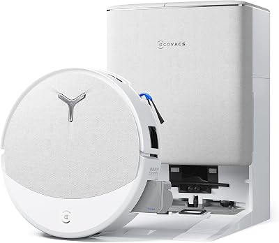 ECOVACS DEEBOT T90 Pro Omni Robot Aspirador y Mopa, 30 000 Pa, Carga PowerBoost, OZMO Roller 3.0 con Tecnología TruEdge 3.0, Aplicación Automática de la Solución de Limpieza, Agent YIKO AI, Blanco