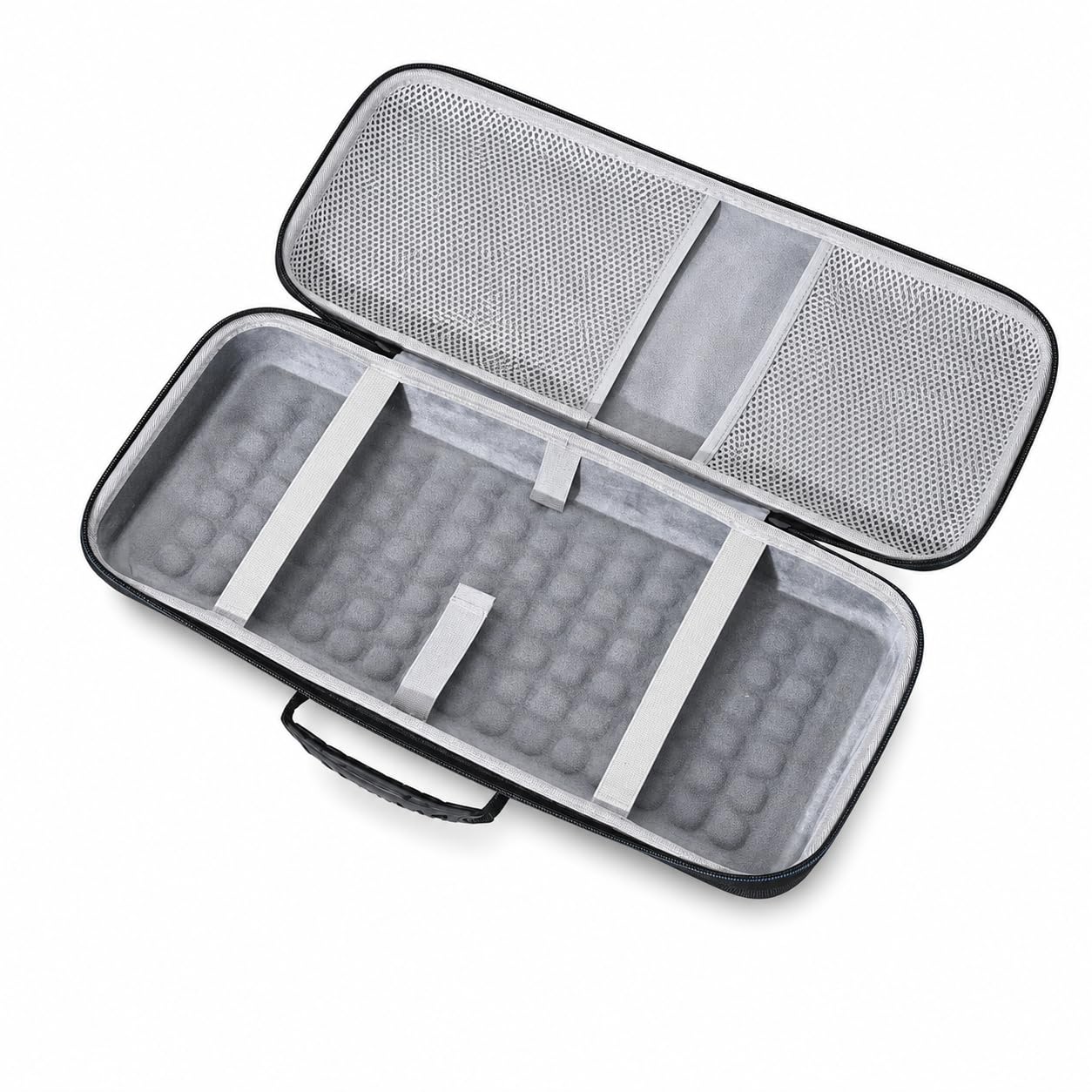 Funda Almacenamiento para Teclado Inalámbrico K98M K98S EVA con Cremallera Resistente a Golpes y Protección Polvo para y Uso Diario