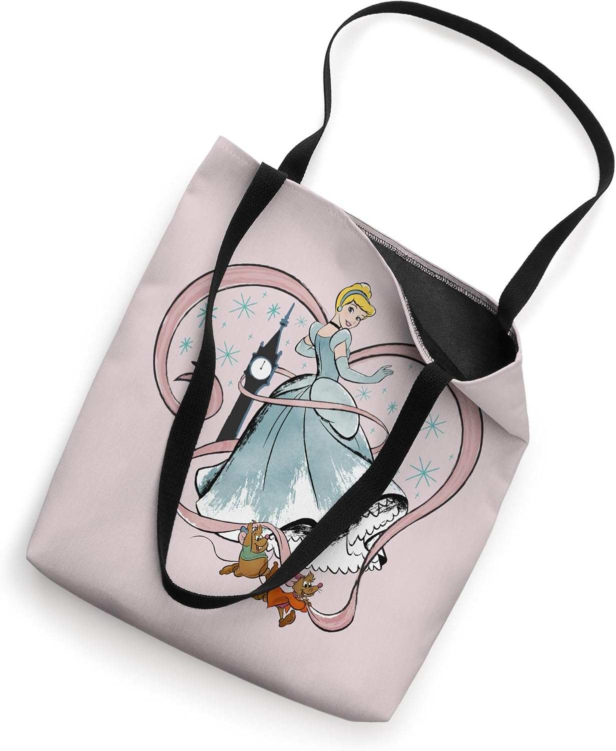 Disney Princess Cinderella Heart Pink Tote Bag