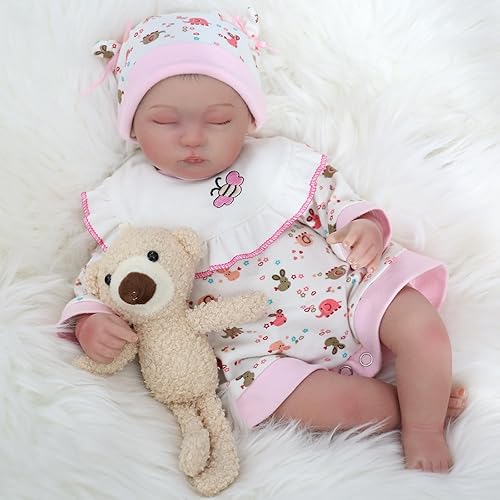 Kaydora Reborn - Muñecas realistas de 16 pulgadas, muñeca recién nacida que duerme de 16 pulgadas, muñeca Reborn de vinilo hecha a mano realista con