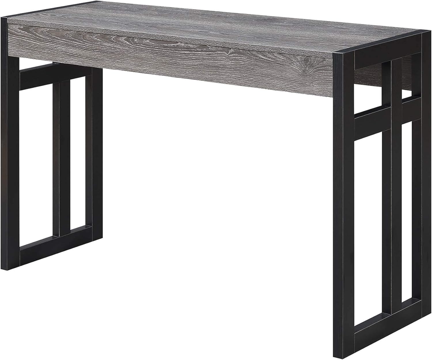 Convenience Concepts Monterey Console Table, Weathered Gray/Black