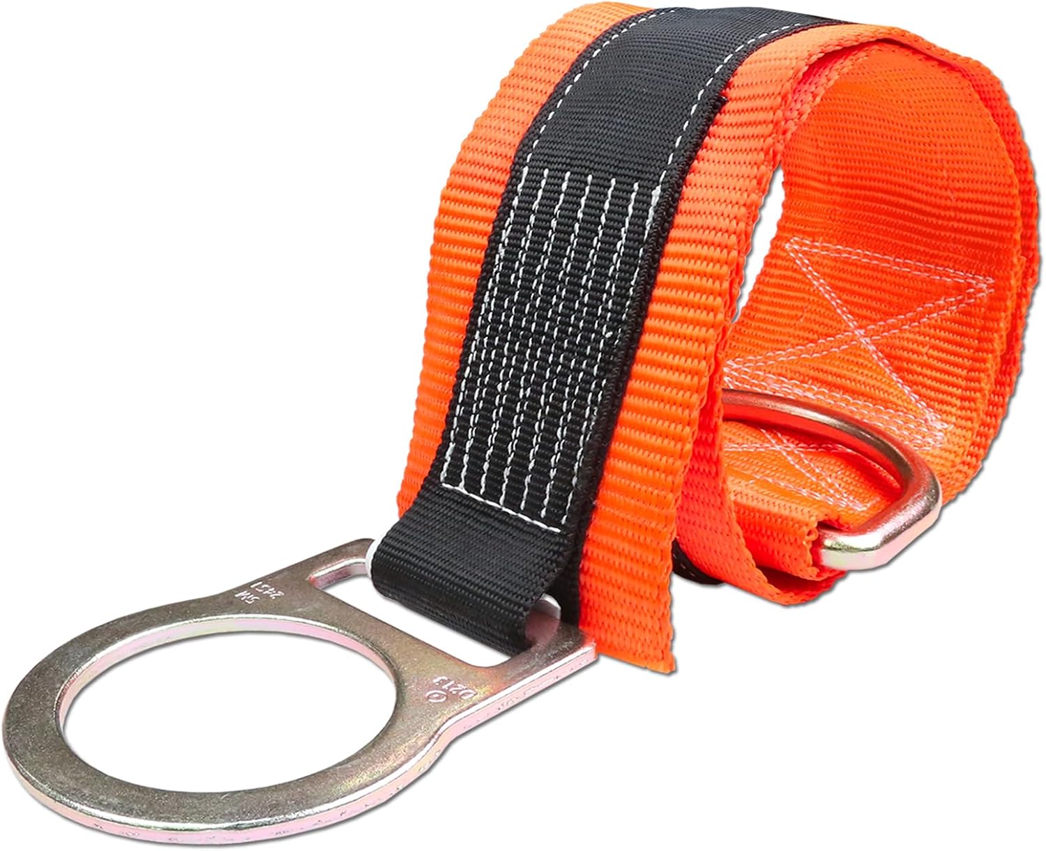 Cross Arm Strap Double Steel D-Ring Safety Strap,Beam Straps Fall Protection, OSHA/ANSI Compliant (4 FT)