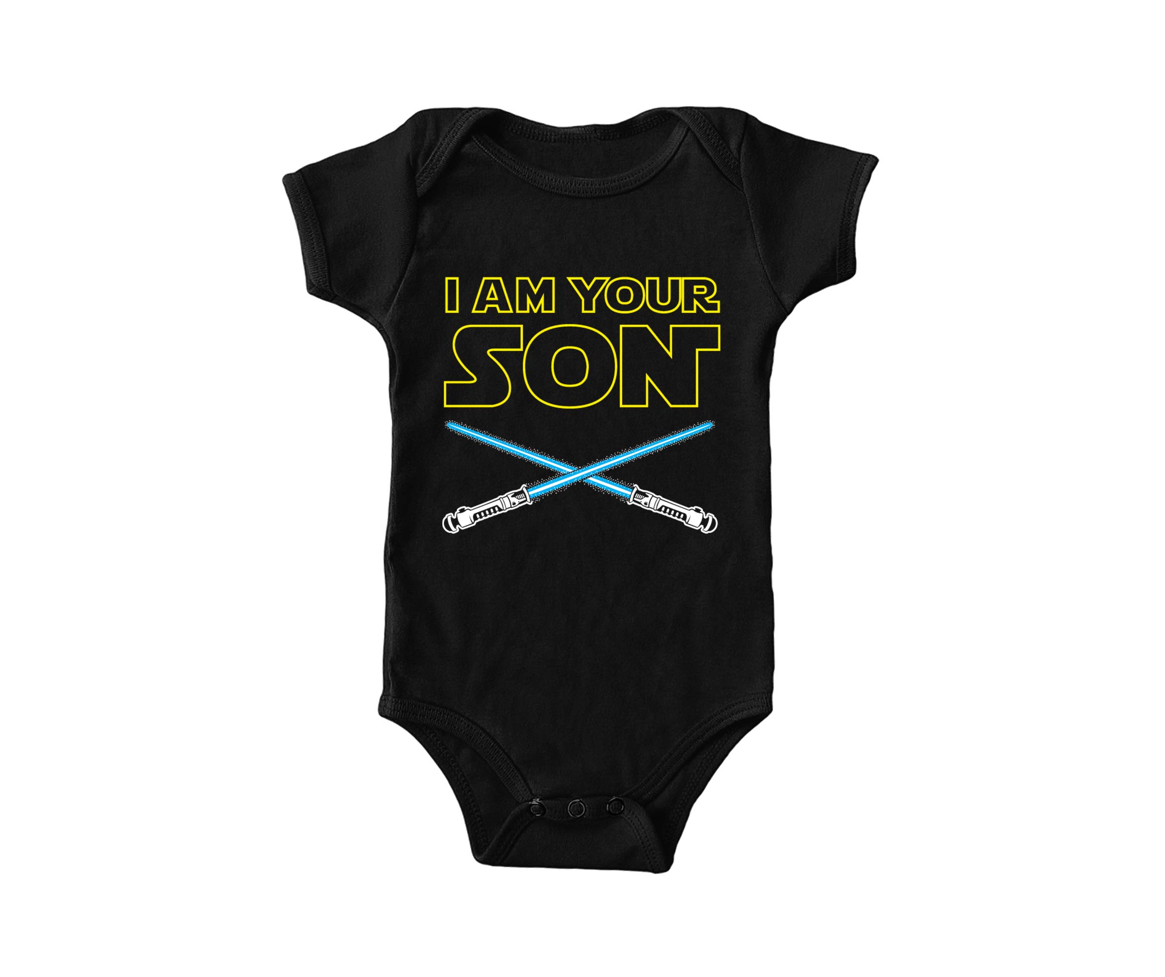 I Am Your Son Bodysuit (6 Months, Black)