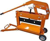 HQHAOTWU Manual Paving Block Splitter with Wheels - Cuts Bricks 0-3.9" Thick, 0-15.7" Wide - Portable Stone Brick Cutter Tool