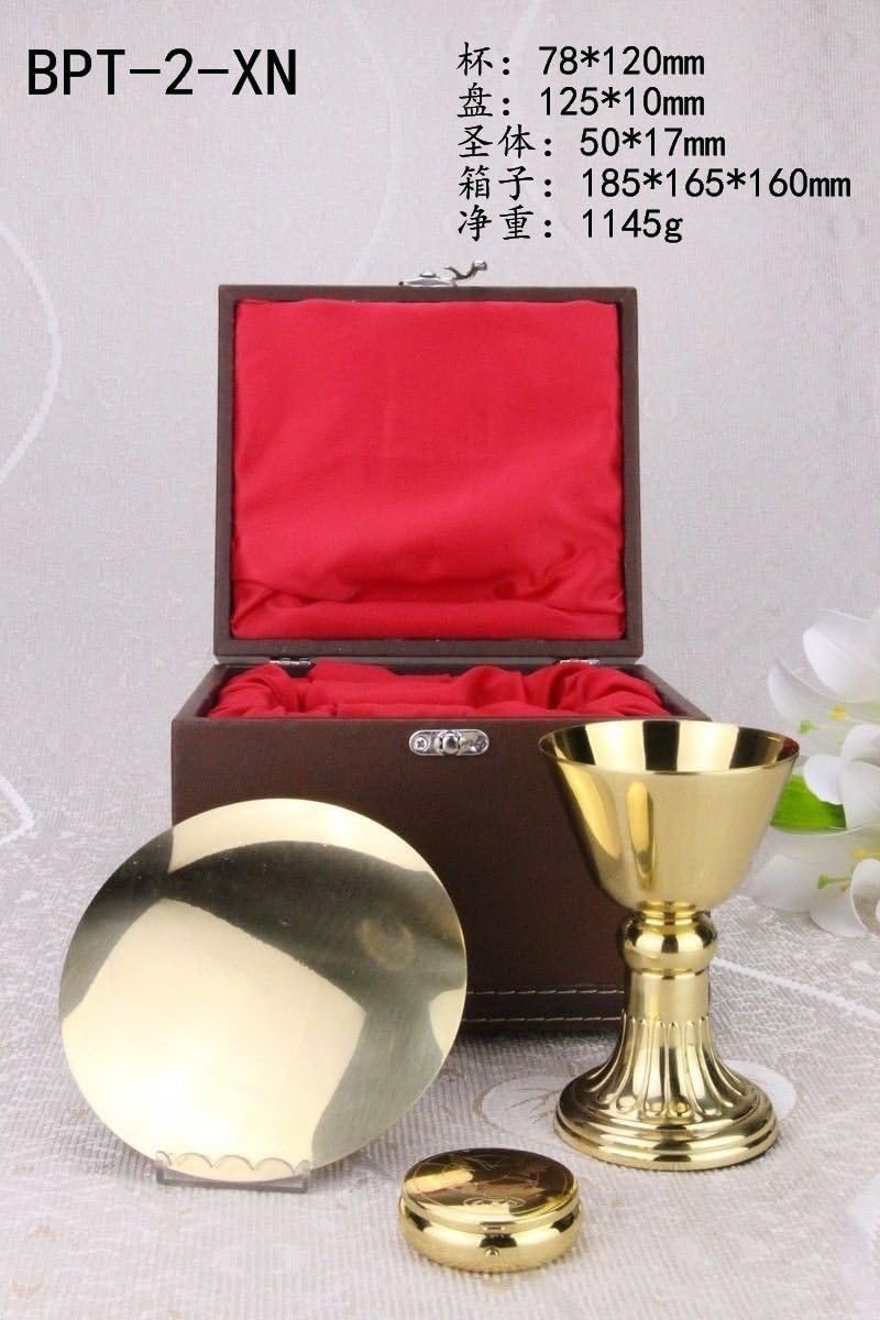 Mass Kit Sick New Call Set Chalice Paten PYX with Case for Church Mass BPT-2-XN. Our Company Have 5 Kinds of Chalice & Paten & PYX Combination with case for Your Choice