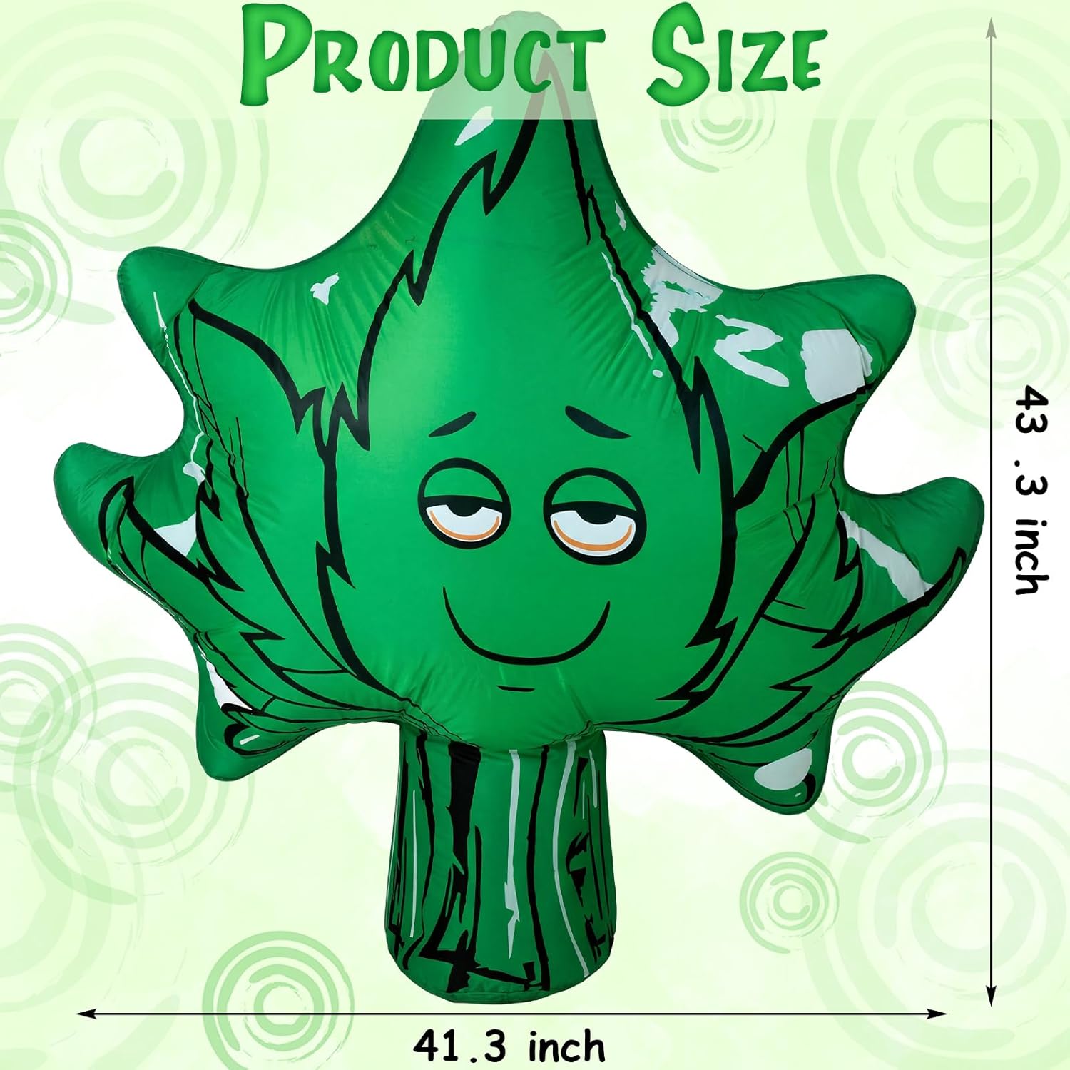 Libima 3.6 FT Inflatable Decor - Giant Green Blow Up Outdoor Decoration for Adult Party Accessories Birthday Carnivals