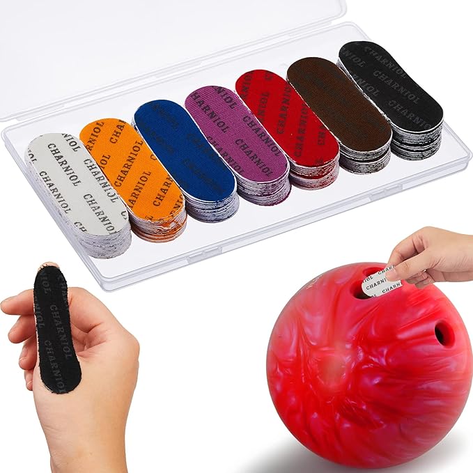 Charniol 140 Pieces Bowling Tape Thumb Bowling Finger Tape Bowling Ball