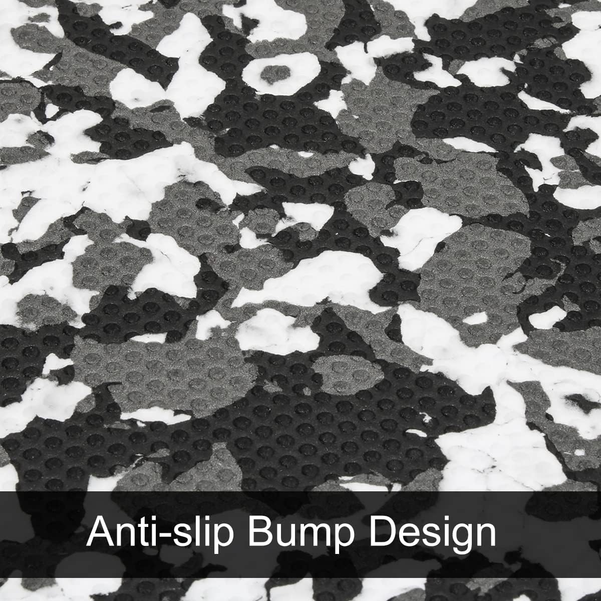 WOOWAVE EVA Foam Boat Flooring Decking Sheet Marine Mat Non-Slip and Self-Adhesive Flooring for Motorboat RV Yacht Kayak Swimming Pool Sea Deck Pad, 94.5x31.5 inch (Teak Diamond)