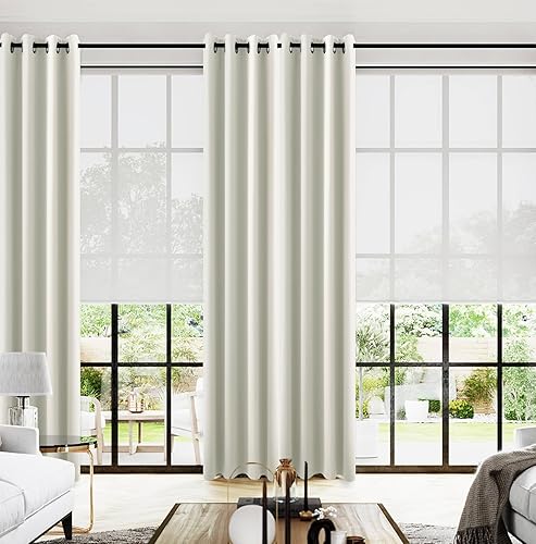 Miniatura 29 de KOUFALL Cortinas opacas doradas de lujo para sala de estar, elegantes cortinas de 84 pulgadas de largo, cortinas Doradas para Sala Elegantes Oro