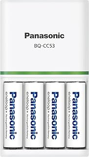 パナソニック エネループ 充電器セット 単3形充電池 4本付き スタンダードモデル K-KJ53MCC40