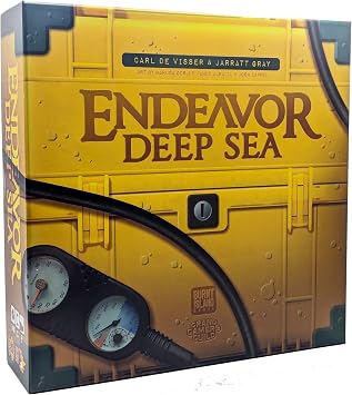 Endeavor Deep Sea by Burnt Island Games | Underwater Exploration with Resource Management and Solo Mode | Mid-Weight Euro Strategy | 1-4 Players Ages 14+ | 60-90 Minutes