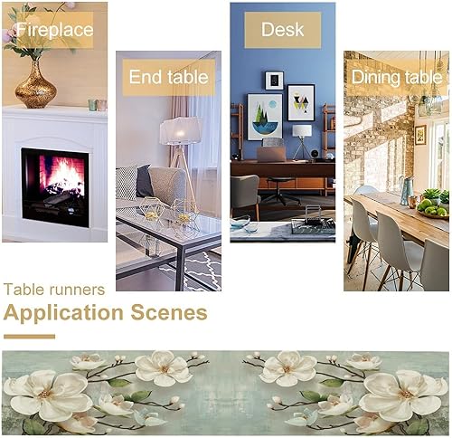 Vista 261 de Camino de mesa de chef de cocina, camino de mesa de chef grueso, decoración de granja, decoración de chef para la cocina, decoración de cocina