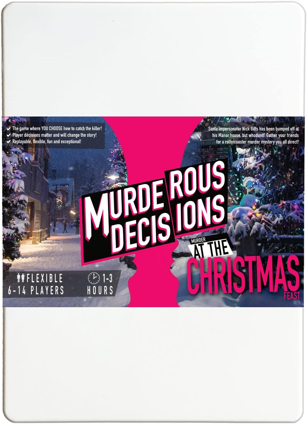 Murder at The Christmas Feast 6-14 Player Murder Mystery Dinner Party Game