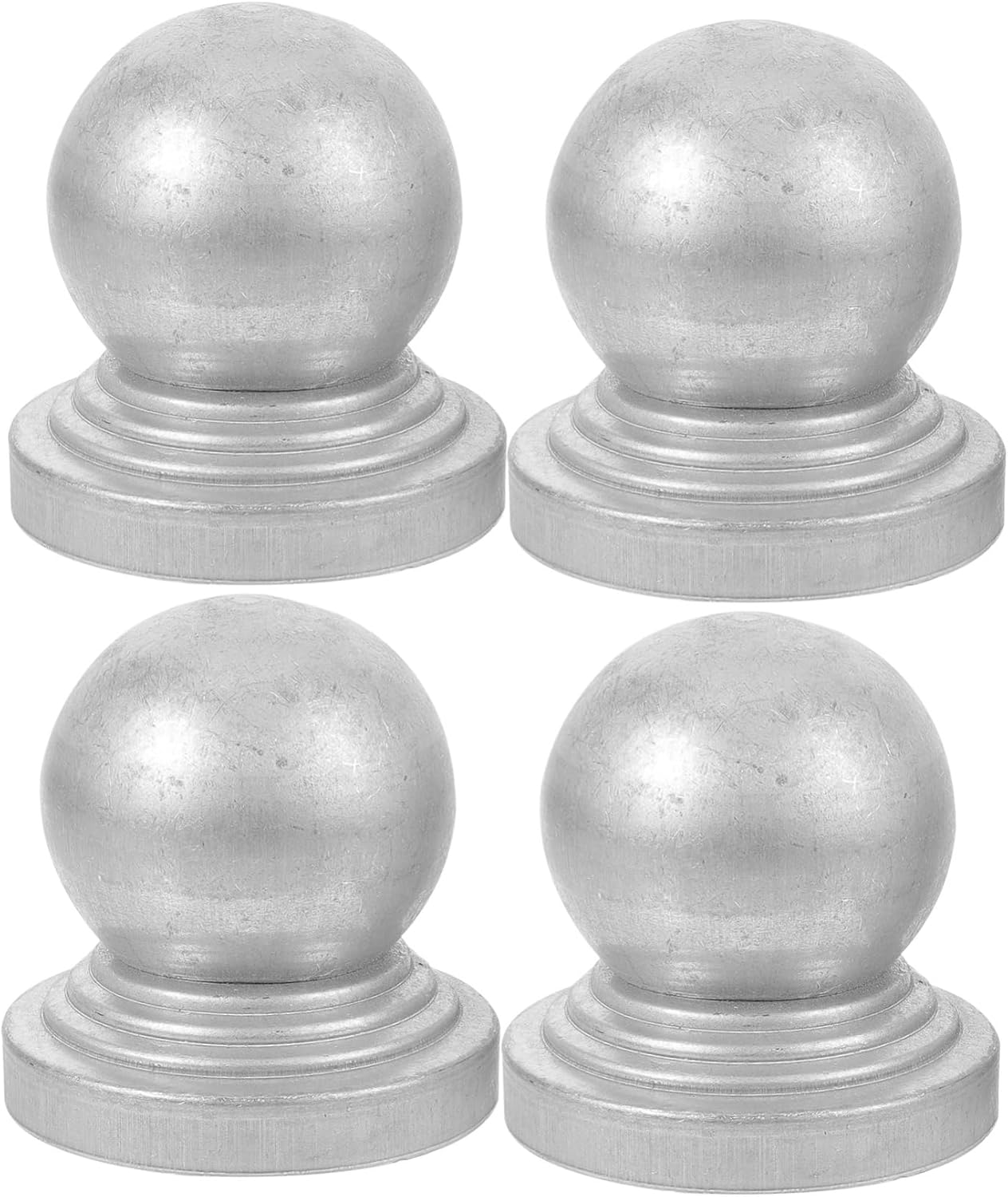 ARTIBETTER 12pcs Decorative Fence Post Caps Shape Covers and Easy to Install for Outdoor Fencing Column Wraps and Garden Decor