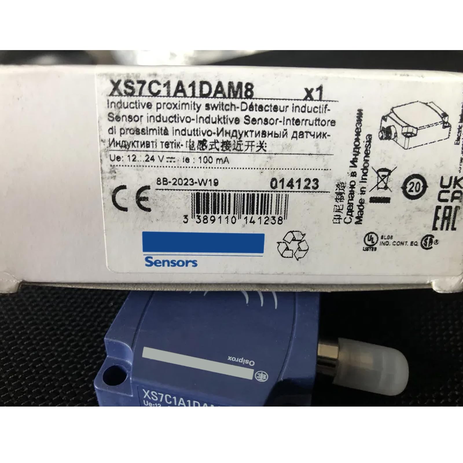 Détecteur de proximité inductif XS7C1A1DAM8 scellé garanti 1 an