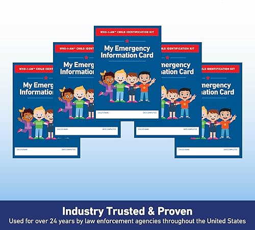 Miniatura 9 de Who-I-Am - Kits de identificación infantil con muestras de huellas dactilares y ADN (paquete de 5)