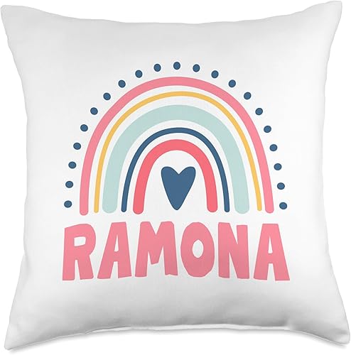 Miniatura 4 de Idea Regalo Personalizzata con Nome Gifts Idea Ramona Name Custom Woman Myth Legend - Almohada para fiesta de cumpleaños, 16 x 16 pulgadas,