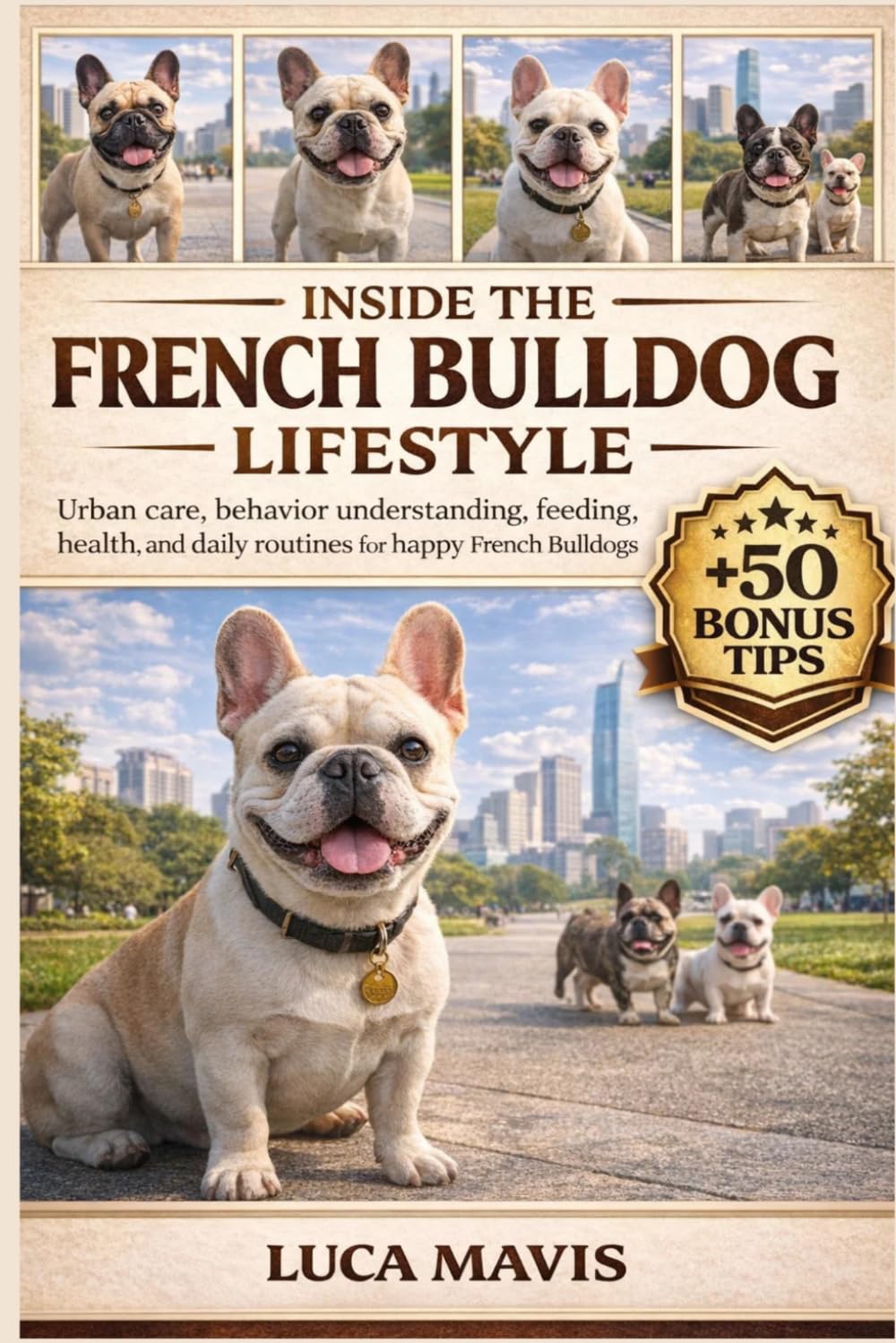 INSIDE THE FRENCH BULLDOG LIFESTYLE: Urban care, behavior understanding, feeding, health, and daily routines for happy French Bulldogs