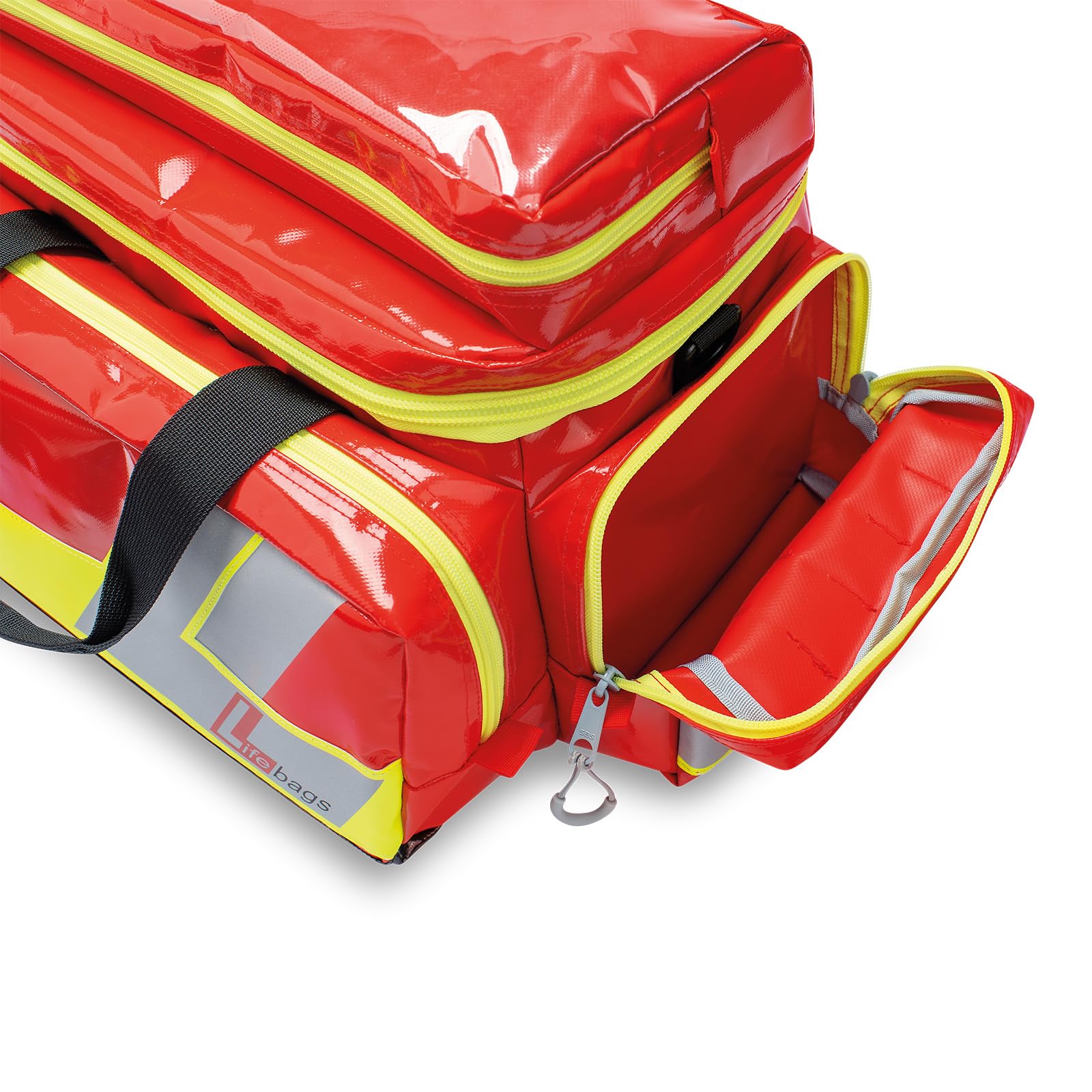 Söhngen Lifebag M (Erste Hilfe Rucksack für den Sport, Farbe rot, bestückt, Erste-Hilfe-Kit, Notfallausrüstung) 0405050