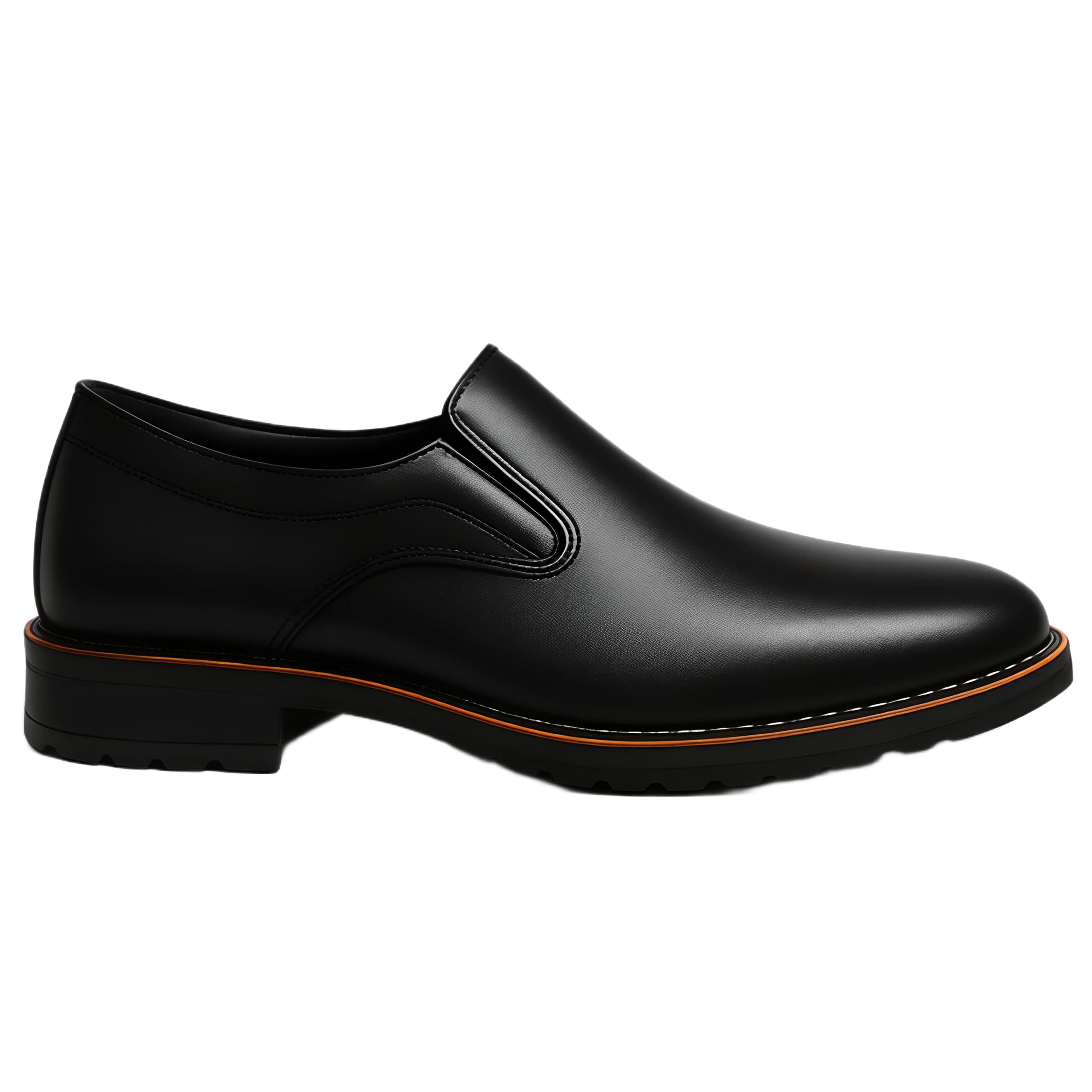 AMZ Trade Mocassin for Men (Black, 7)-image-40