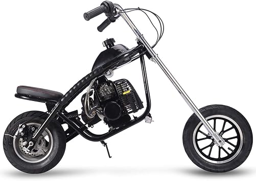 MotoTec 49Cc Gas Mini Chopper Black
