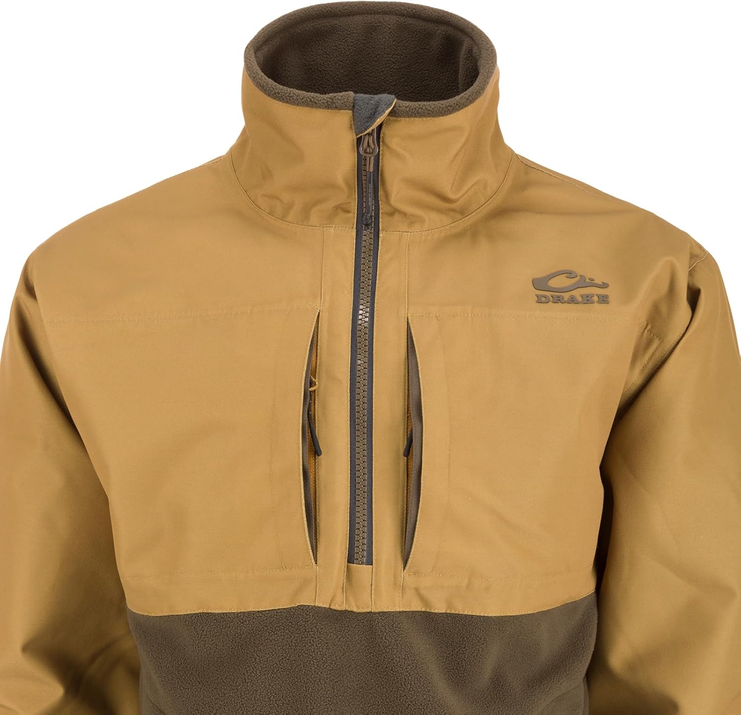 Drake Waterfowl Men's MST CommandXT Eqwader Half-Zip Waterproof Windproof Breathable Resistant Hunting Jacket w/DWR Finish - Image 3