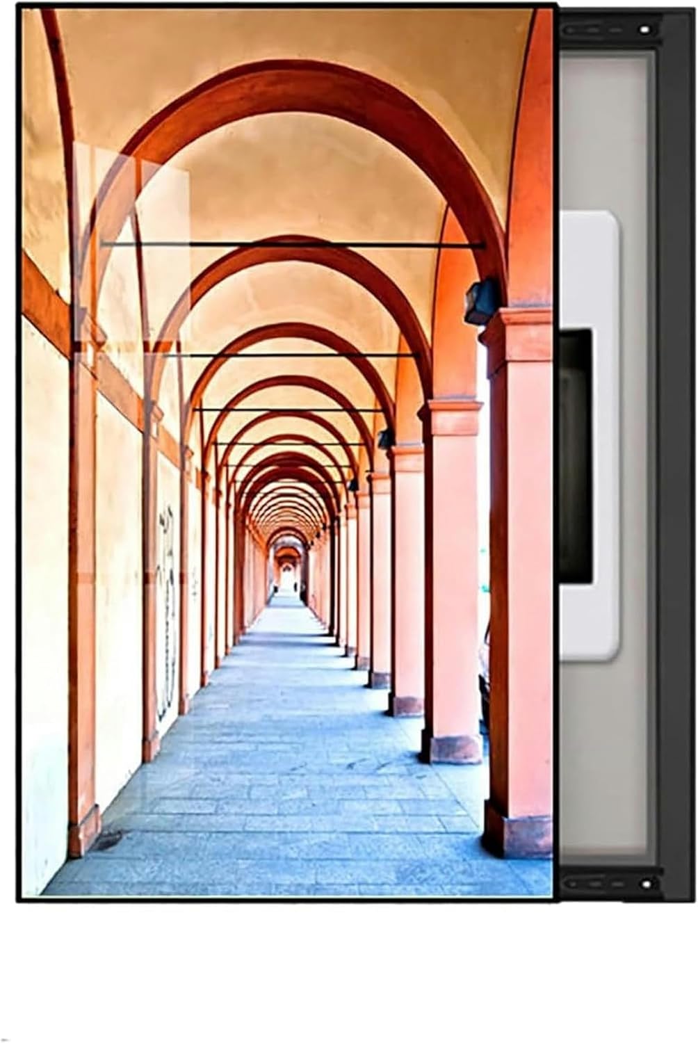 AMNOOL Electrical Panel Cover Decorative Fuse Box Cover Cabinet Hide Meter Electric Meter Box Decorative Painting, Wall Mounted Electrical Panel Cover(D,40x60cm)