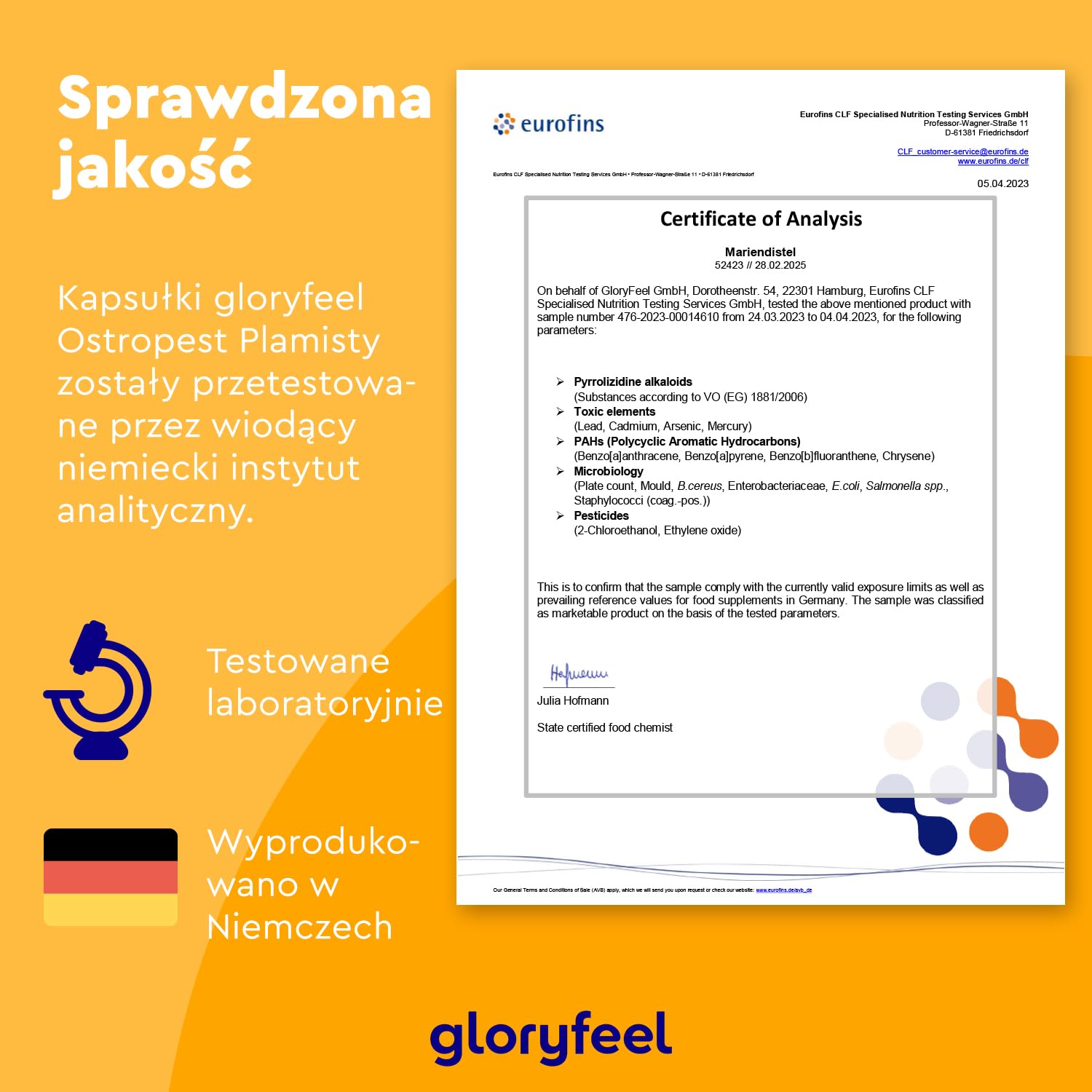 Ostropest plamisty (500 mg) z karczochem (400 mg), mniszkiem lekarskim (150 mg) i desmodium (50 mg) - Wysoka zawartość sylimaryny - 120 kapsułek - Testowane i wyprodukowane w Niemczech bez dodatków