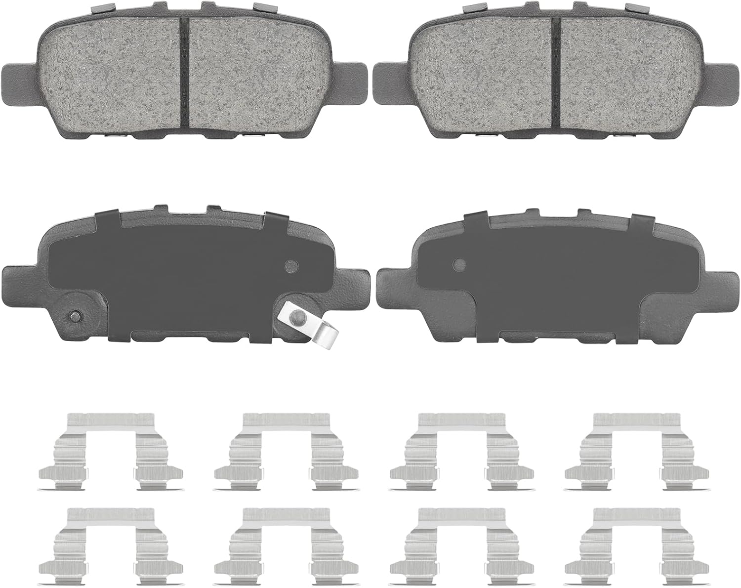 Rear Ceramic Brake Pads Set for Infiniti EX/FX/G/JX/M 35 37, for Nissan Altima, 350Z, Rogue, Murano, Maxima, Quest, Pathfinder,370Z 4PCS