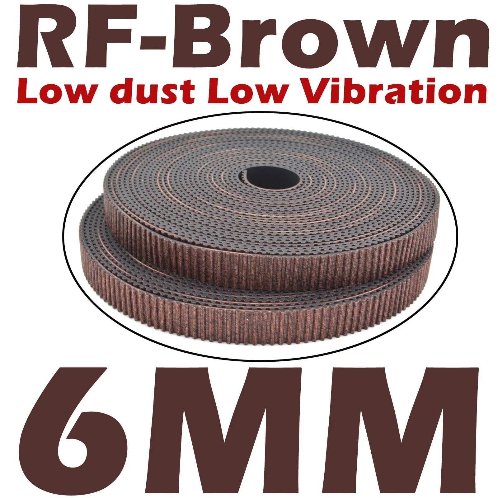 Antriebsriemen RF EPDM Gummi Samll Spiel Positionierung Genauigkeit 3D Drucker GT 1,5 GT 1,5 M Offene Zahnriemen Breite 6mm/9mm Zahnriemen