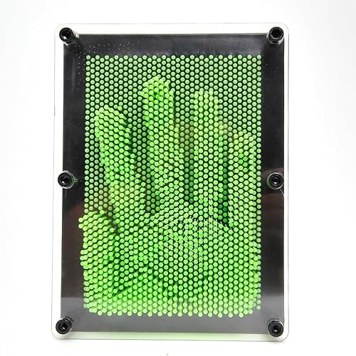 Miniatura 5 de PowerTRC Molde de mano de 7.9 x 5.9 in, escultura artística 3D, regalo novedoso, color verde