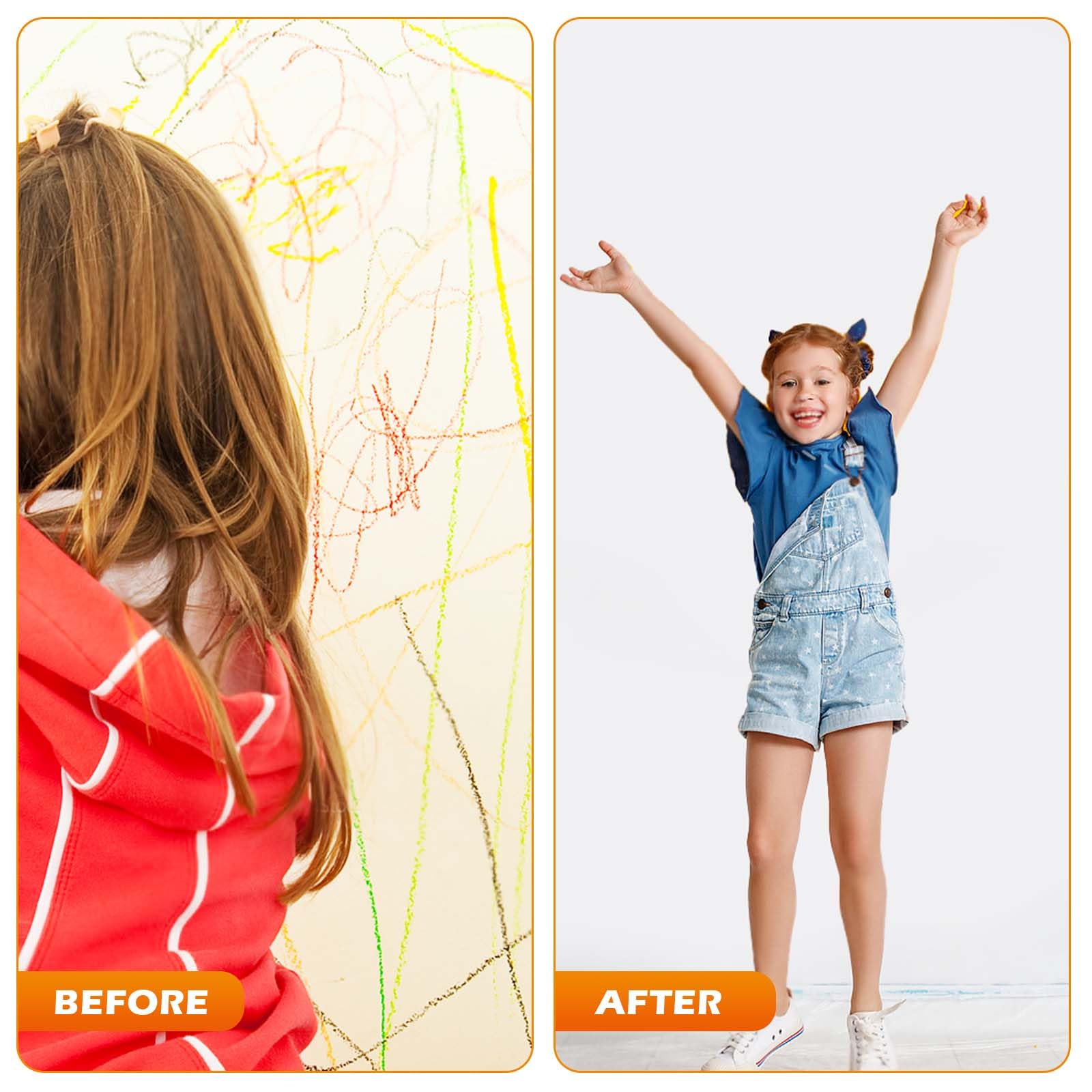 DAJASD 500g Wandfarbe Ausbessern Weiß - 2in1 Reparatur Roller Für Kratzer