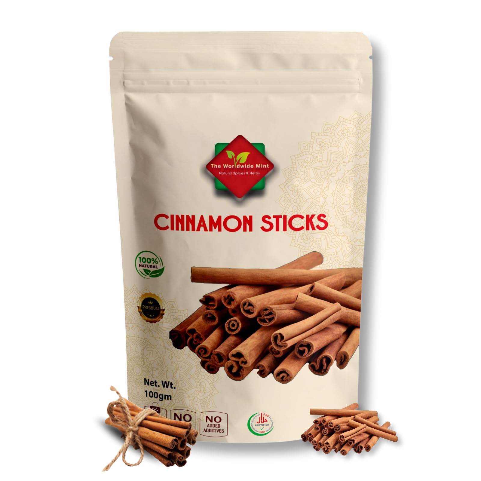 Cinnamon Sticks (100G / 3.54 oz) | Cinnamon Quills | Zimt | Cannelle | Canela | Danchini Sticks | 3 Inch lenth | Sweet and Aromatic for Cooking