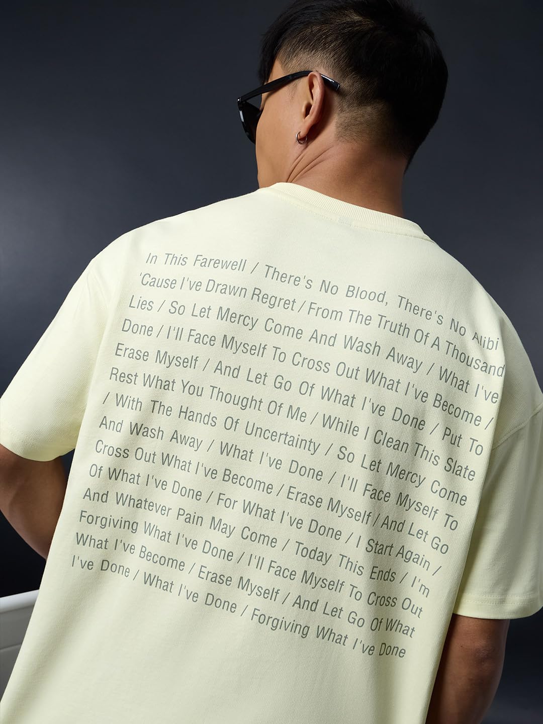 The Souled Store Linkin Park – Herren und Jungen, kurze Ärmel, Rundhalsausschnitt, Grafikdruck, lässig, leicht, schulterfrei, Streetwear, trendige, übergroße T-Shirts