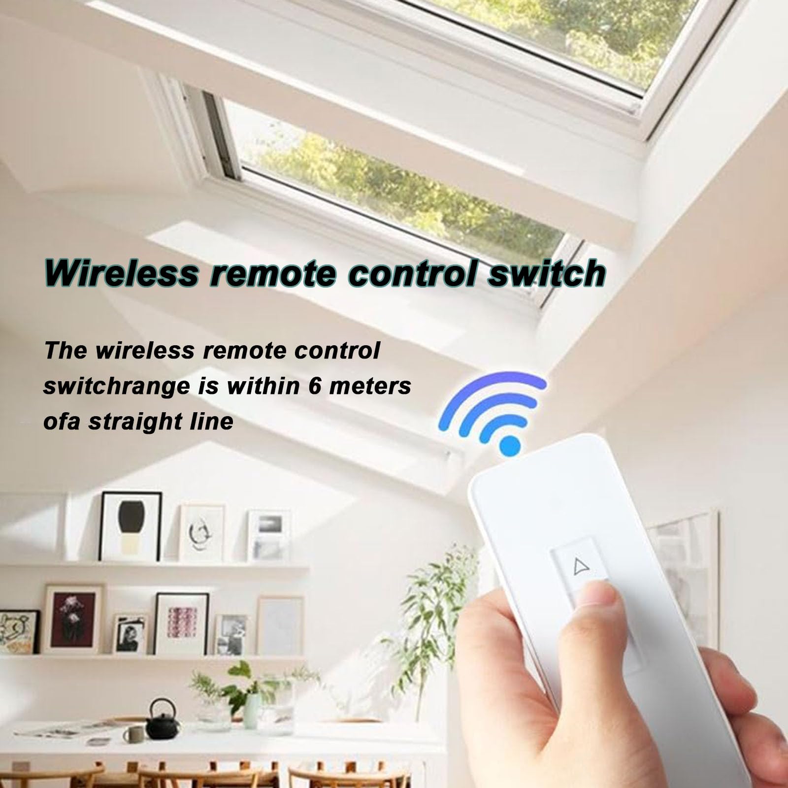 Abridor Y Cerrador De Ventanas Motorizado con Control Remoto E Interruptor, Actuador Eléctrico para Apertura De Ventanas De 24 V, Operador De Cadena Automático para Ventanas 600