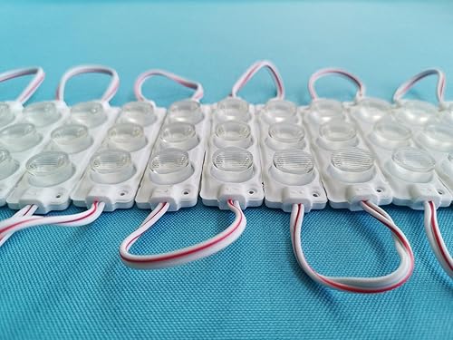 Miniatura 4 de 1000pcs X LED módulo de luz con lente DC12V para publicidad cajas de iluminación SMD 3030 3 led 3W inyección de PVC impermeable 2.953 in* 0.787 in