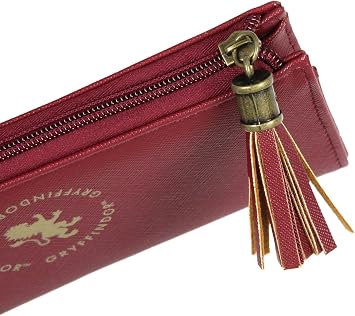 Bioworld Harry Potter Wallet Designer Hogwarts Gryffindor House Zipper Clutch Faux Leather Wallet For Women