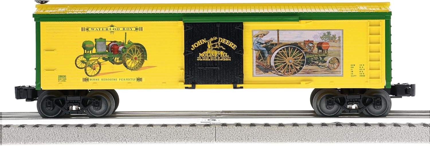 Lionel John Deere Waterloo Boy O Gauge Model Train Reefer Car