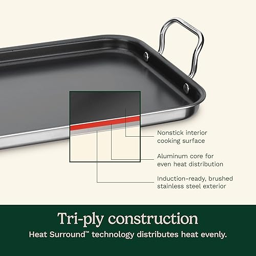 Miniatura 4 de Cuisinart MCP22-24N MultiClad Pro - Sartén de acero inoxidable