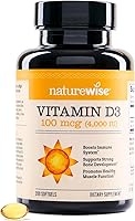 Vista 15 de NatureWise Vitamina D3 2000iu (50 mcg) Suministro de 90 días para apoyo inmunológico, función muscular saludable y salud ósea - Sin OMG, sin gluten