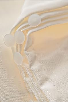 Satin Sunshade Curtain Ecru Color (100cm X 190cm)