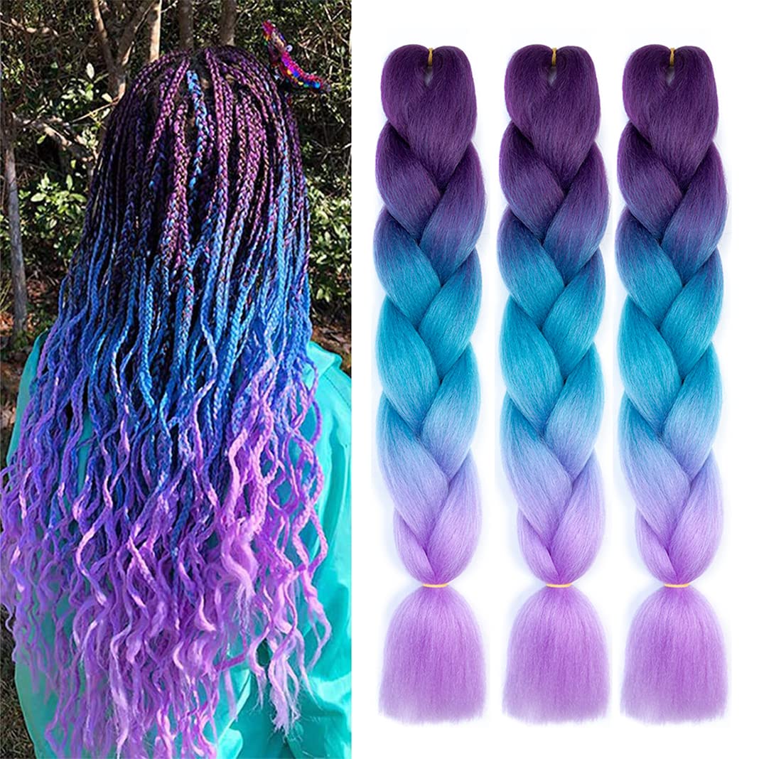 Braiding Hair Extensions - Ombre Jumbo Braids for Women